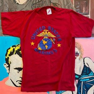 Vintage 80s USMC US Marine Corps Shirt